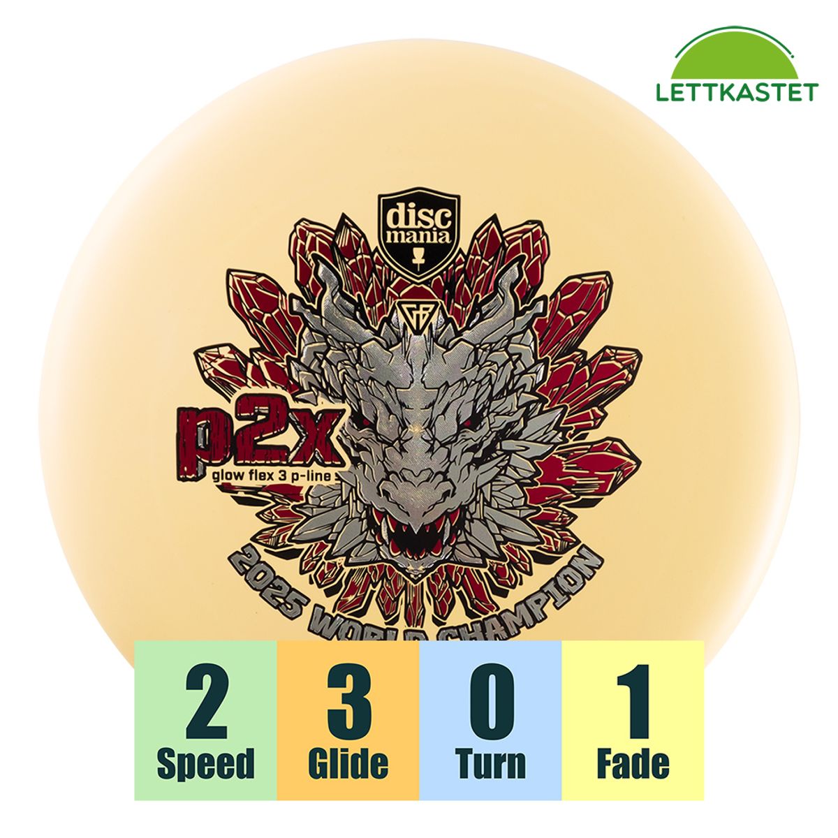 P-Line Flex3 Glow P2x - Gannon Buhr 2025 World Champion - Krokhol