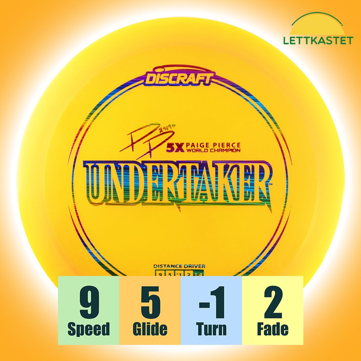 Z Line Undertaker - Paige Pierce 5x World Champion - Krokhol Disc