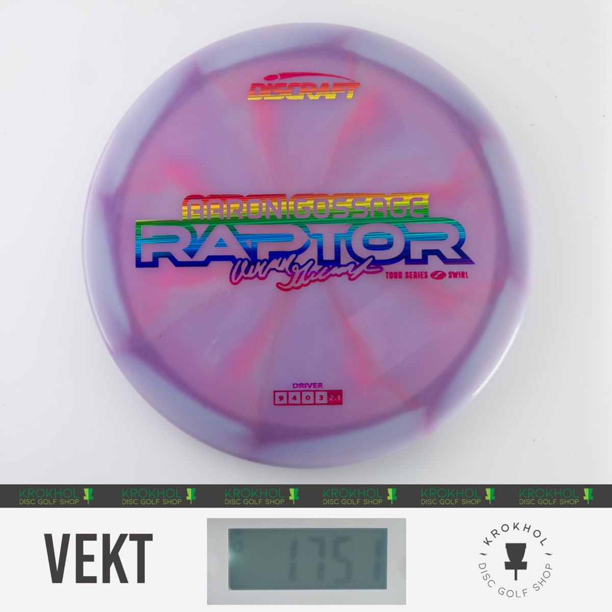 Z Swirl Raptor - 2025 Aaron Gossage Tour Series - Krokhol