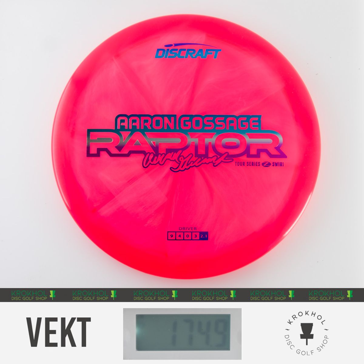 Z Swirl Raptor - 2025 Aaron Gossage Tour Series - Krokhol