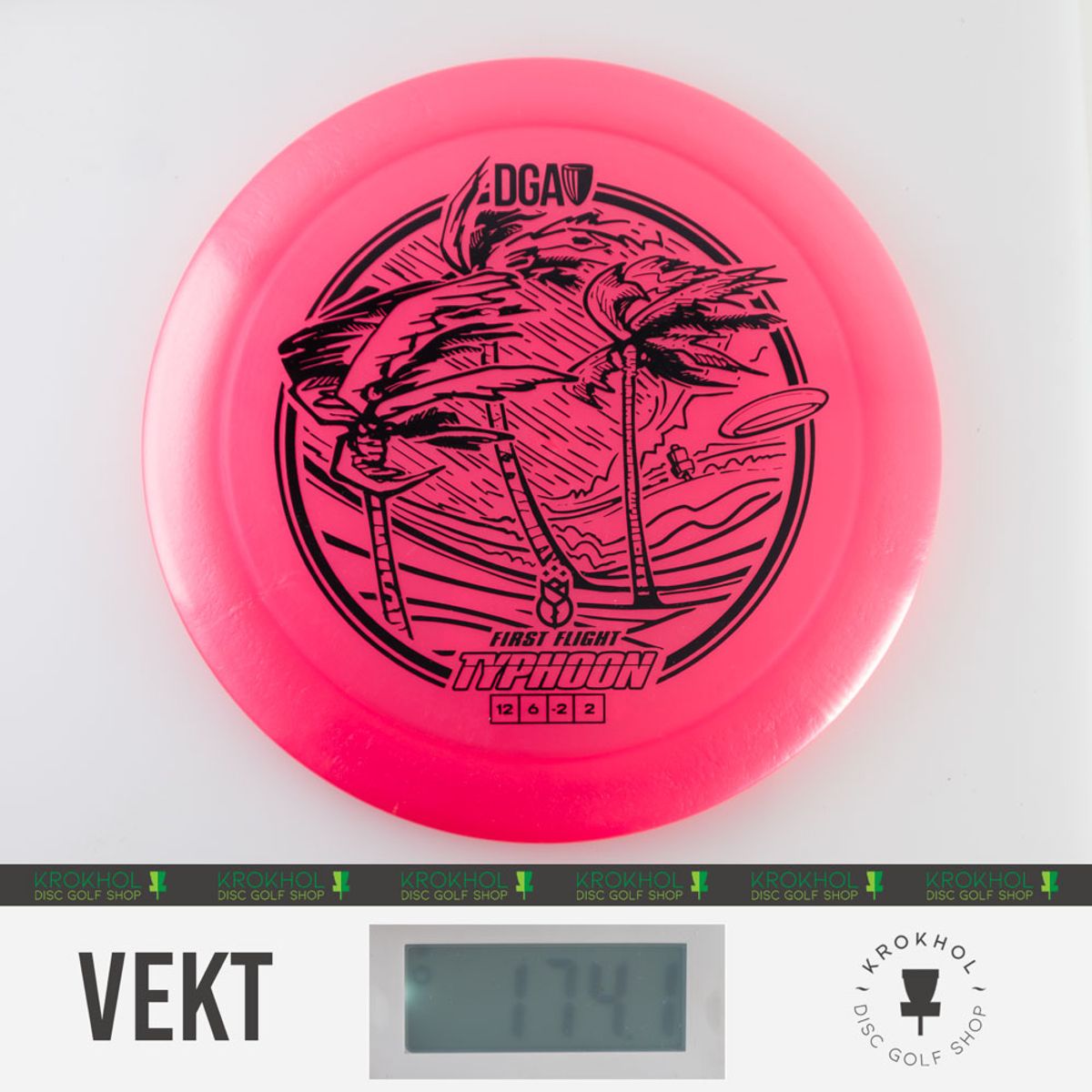 ProLine Typhoon - Catrina Allen First Flight - Krokhol Disc Golf Shop