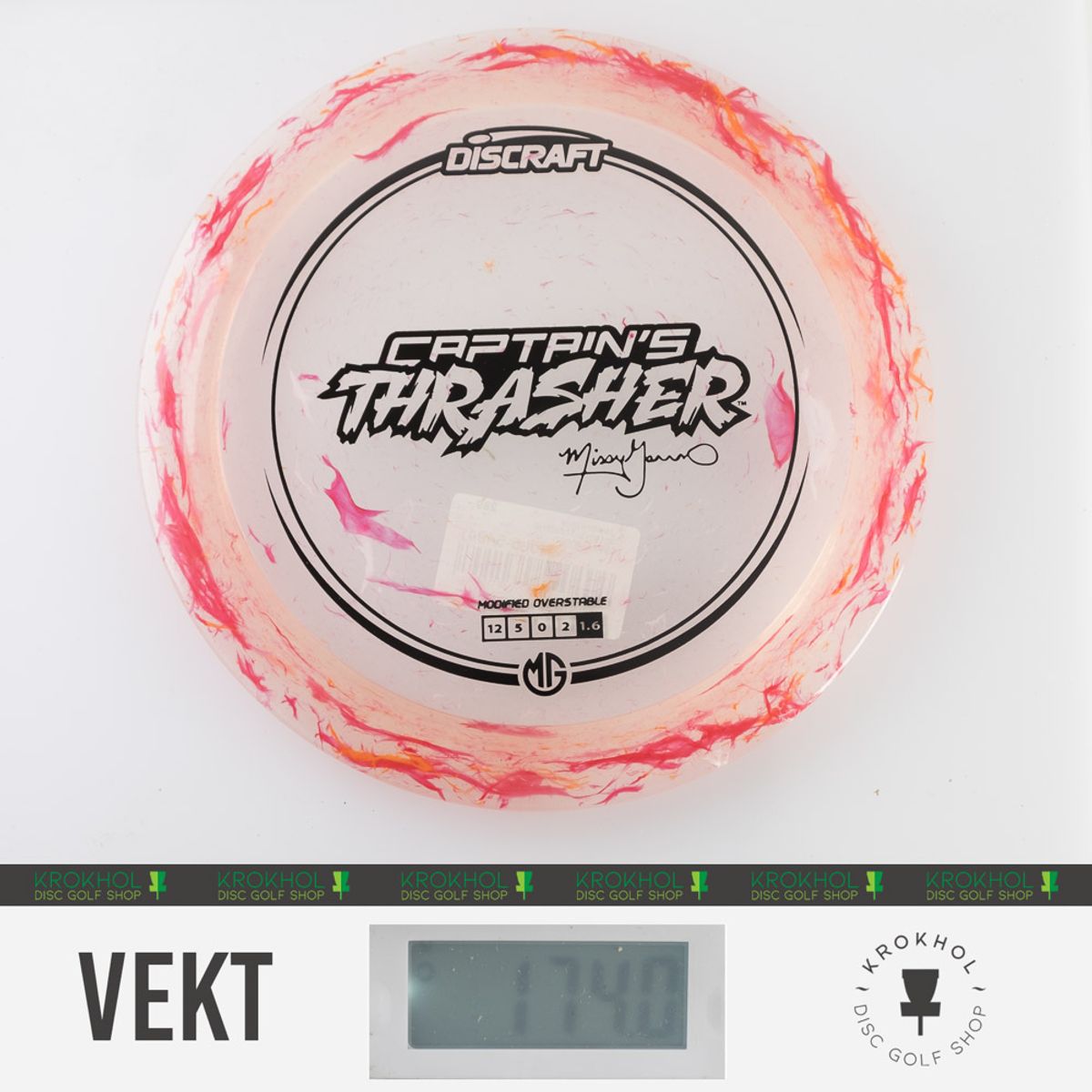 ジャグリン Z Jawbreaker Captain's Thrasher - Missy Gannon - Krokhol Disc Golf