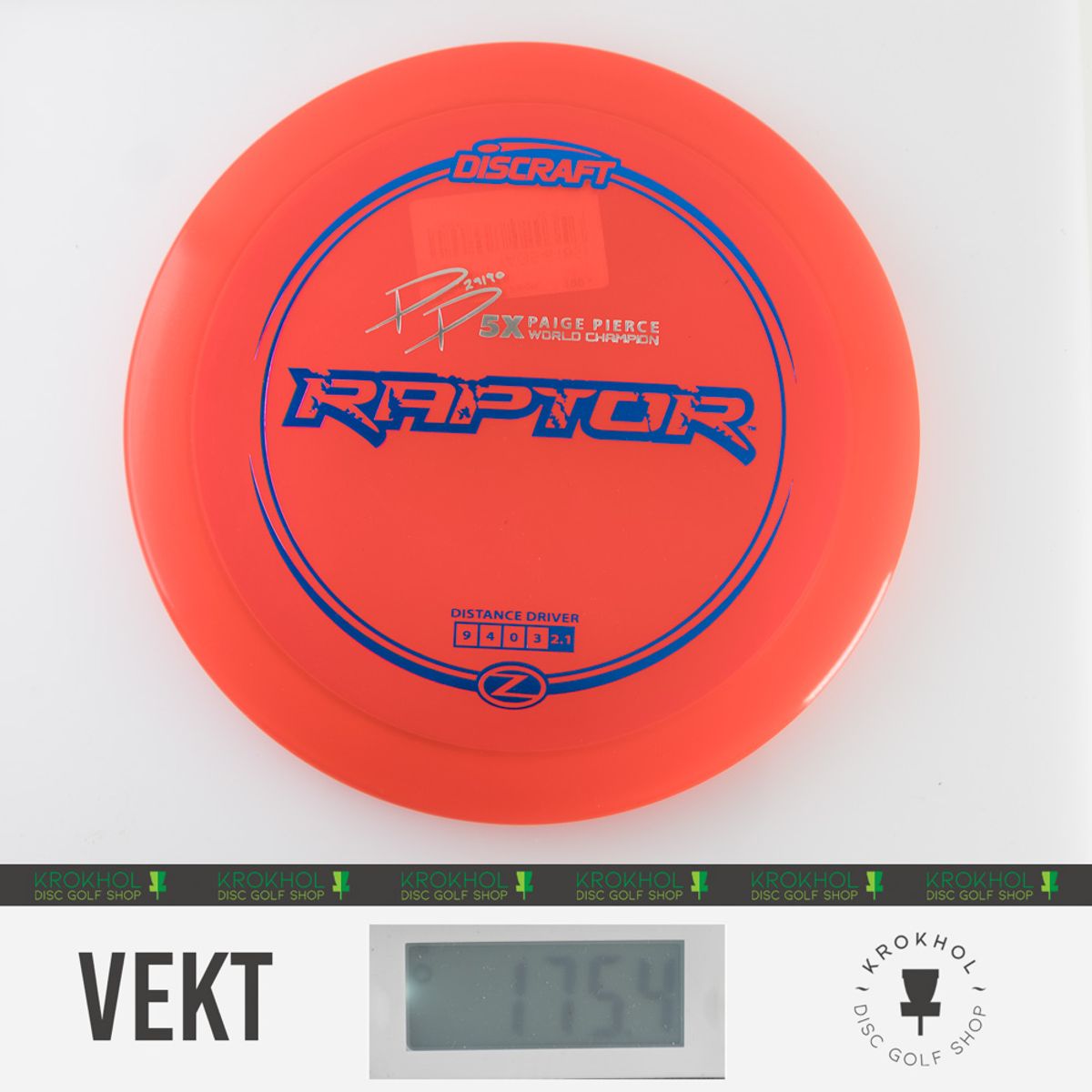 Z Line Raptor - Paige Pierce 5x World Champion - Krokhol