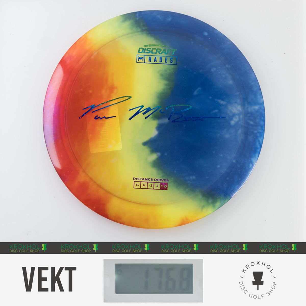 Z Line Fly Dye Hades - Paul McBeth fra Discraft - Krokhol