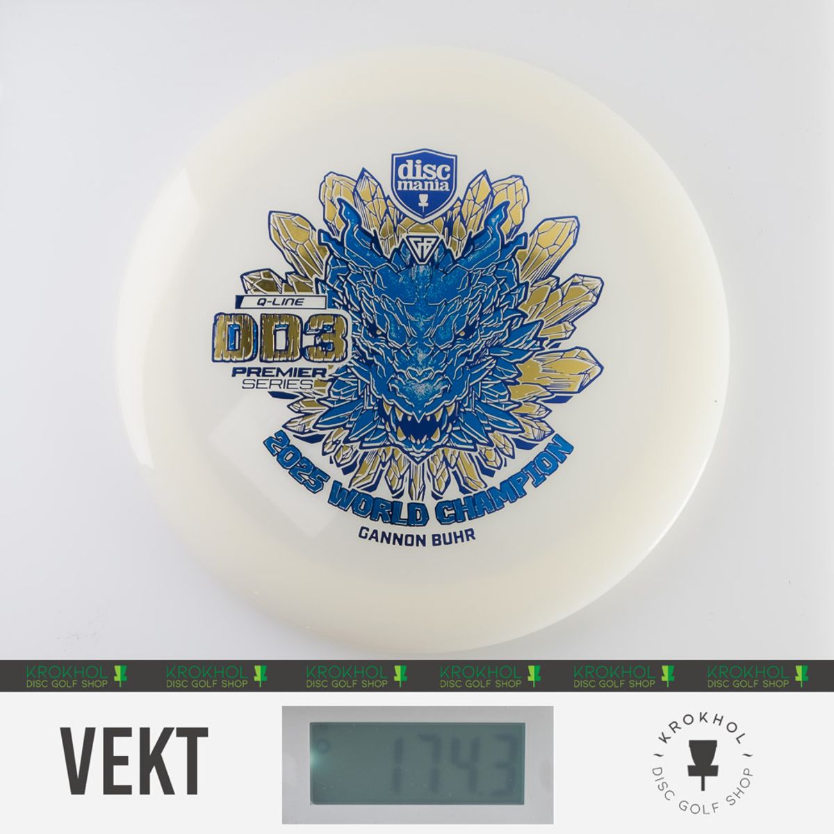 Q-Line DD3 - Gannon Buhr Premier Series 2025 - Krokhol Disc Golf Shop