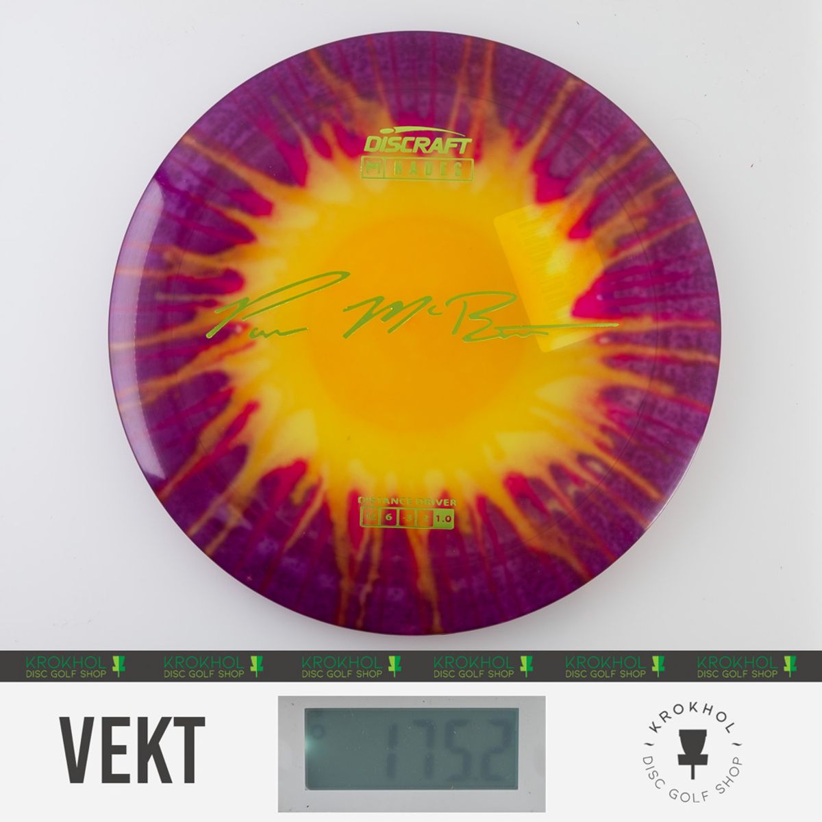 Z Line Fly Dye Hades - Paul McBeth fra Discraft - Krokhol Disc