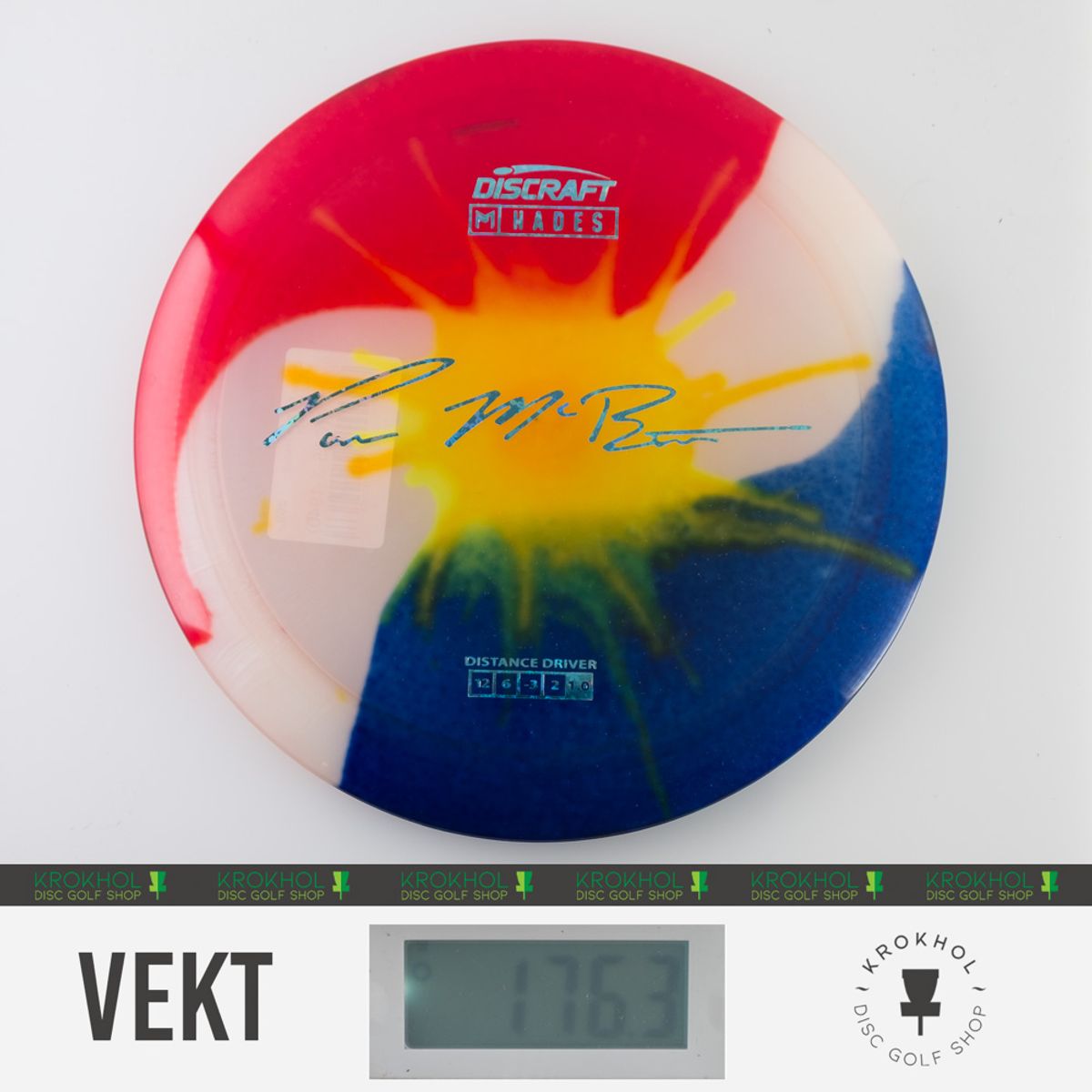 Z Line Fly Dye Hades - Paul McBeth fra Discraft - Krokhol Disc