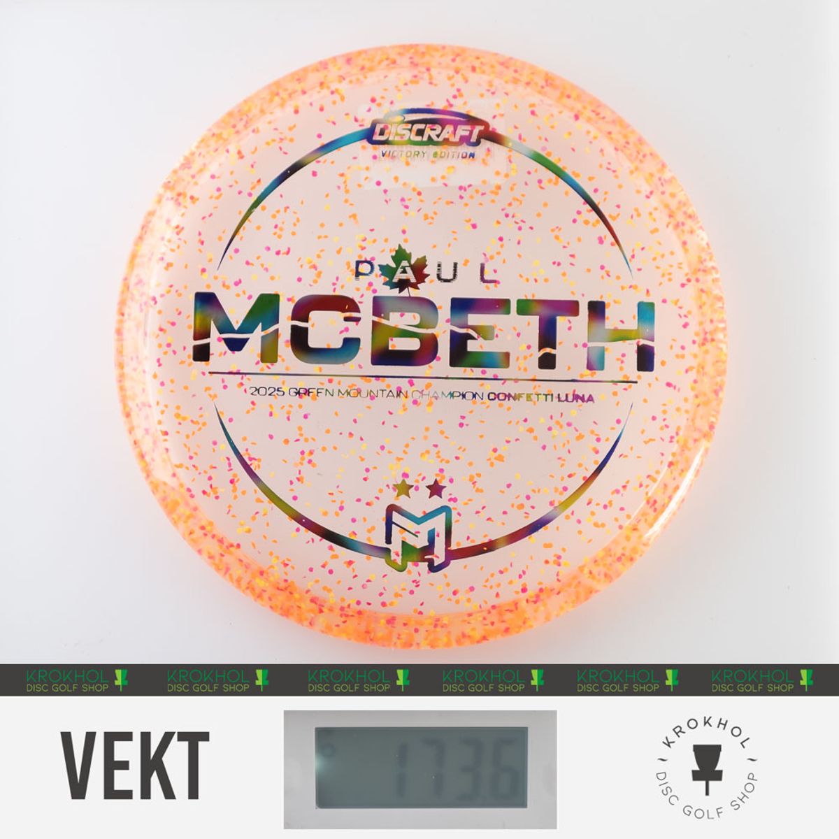 Z Line Victory Confetti Luna - 2025 Paul McBeth - Green Mountain