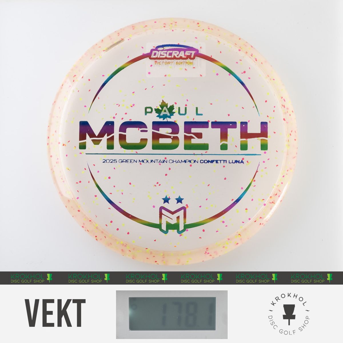 Z Line Victory Confetti Luna - 2025 Paul McBeth - Green Mountain Championships