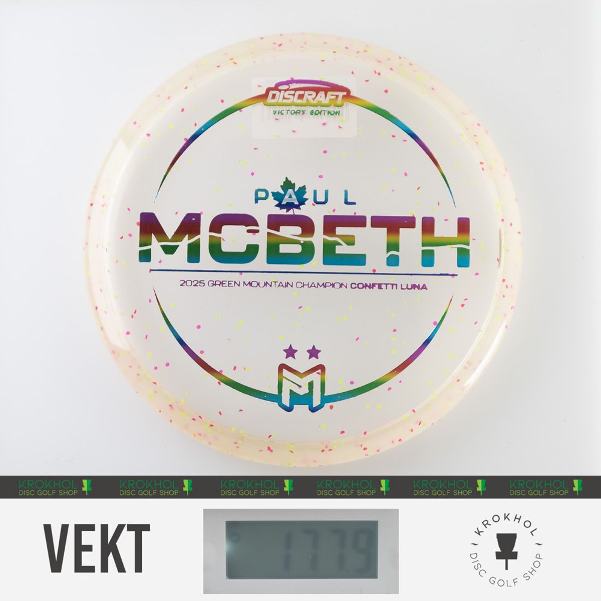 Z Line Victory Confetti Luna - 2025 Paul McBeth - Green Mountain Championships