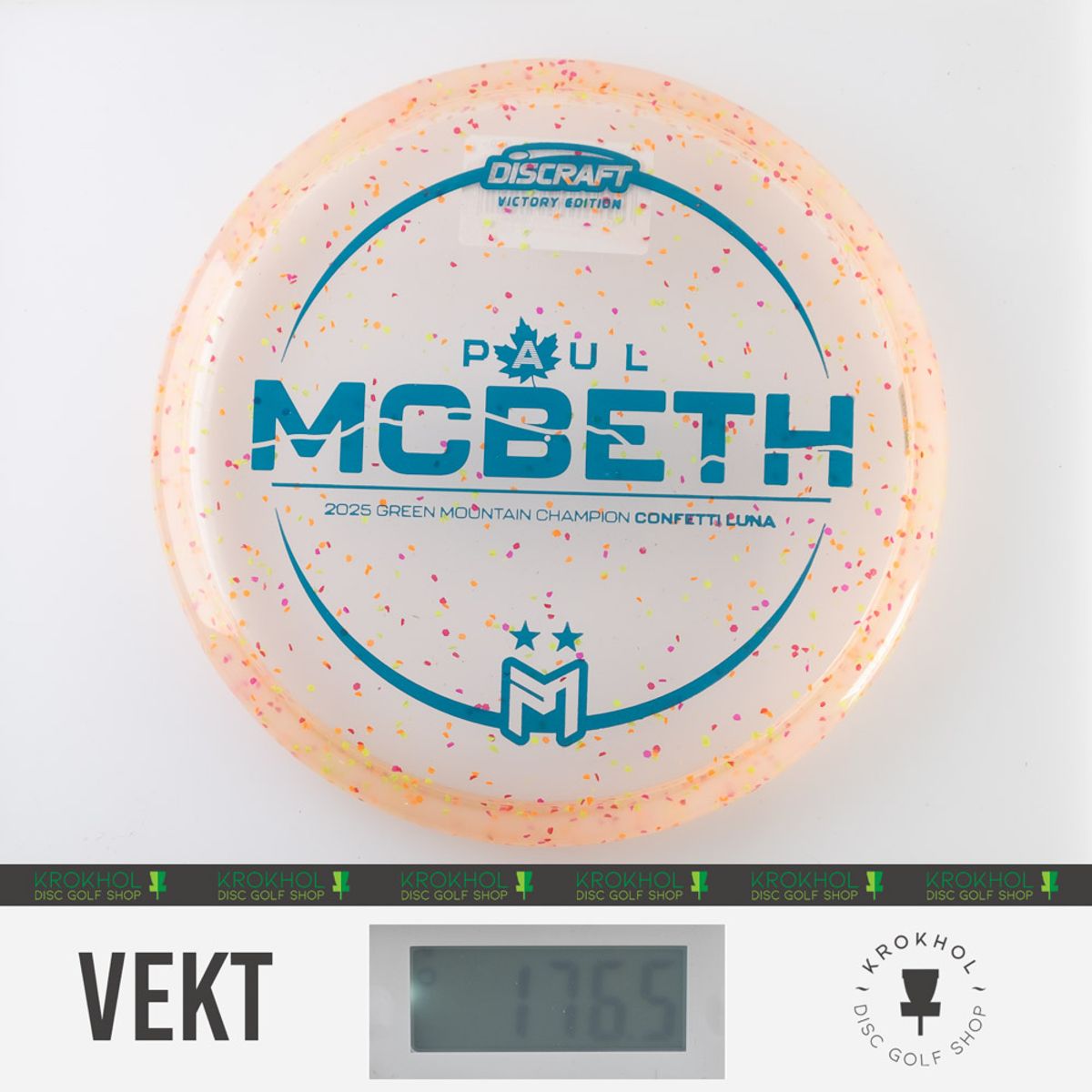 Z Line Victory Confetti Luna - 2025 Paul McBeth - Green Mountain Championships