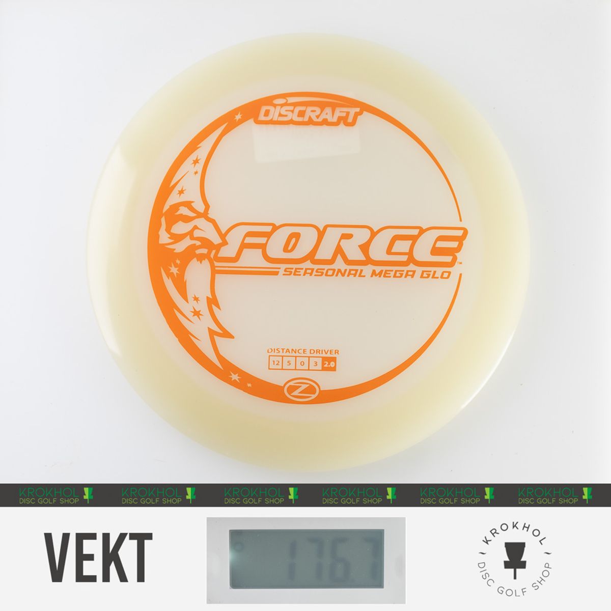 KT ✴︎Mega Rare✴︎Bomb G FUNK!! Mega Glo Z Force - Krokhol Disc Golf Shop