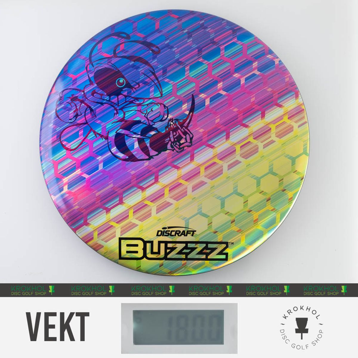 ESP Full Foil SuperColor Buzzz Honeycomb - Black Buzzz Stamp