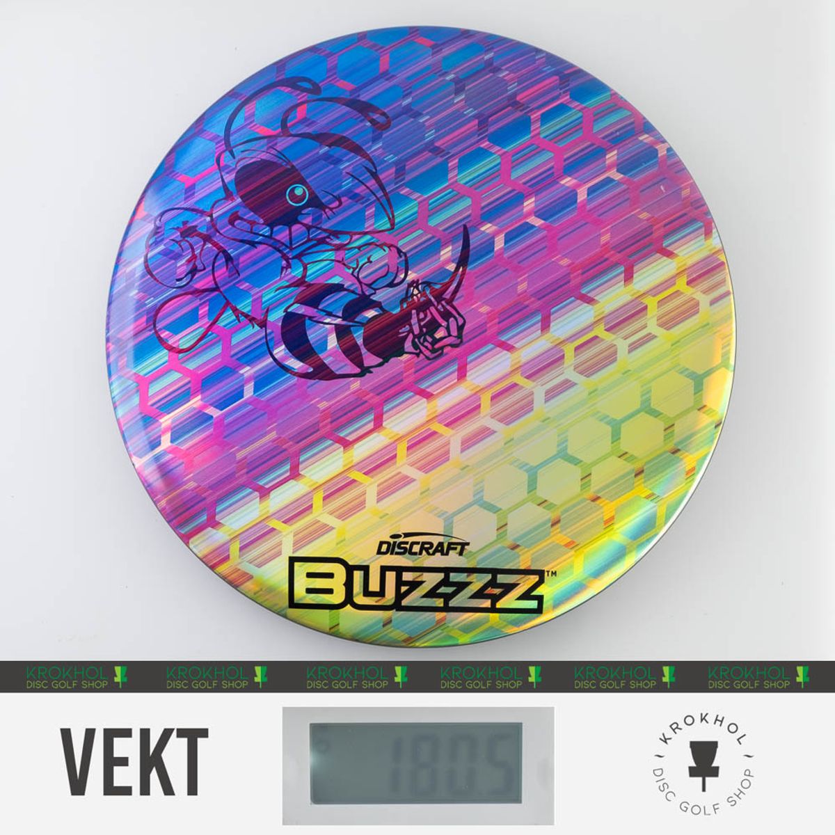 ESP Full Foil SuperColor Buzzz Honeycomb - Black Buzzz Stamp