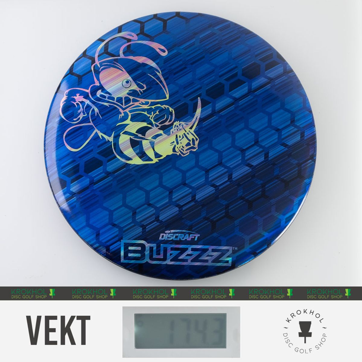 ESP Full Foil SuperColor Buzzz Honeycomb - Silver Buzzz Stamp