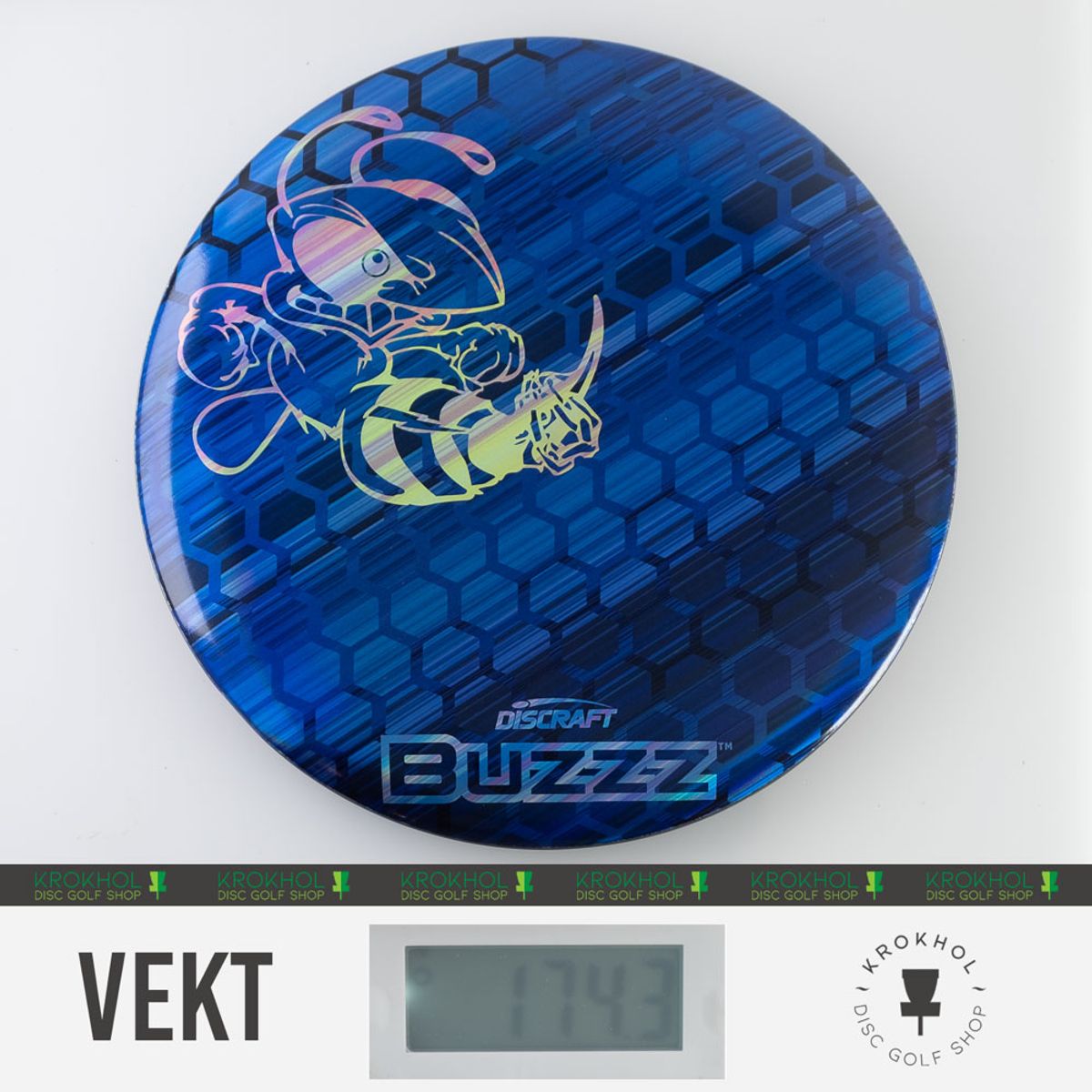 ESP Full Foil SuperColor Buzzz Honeycomb - Silver Buzzz Stamp