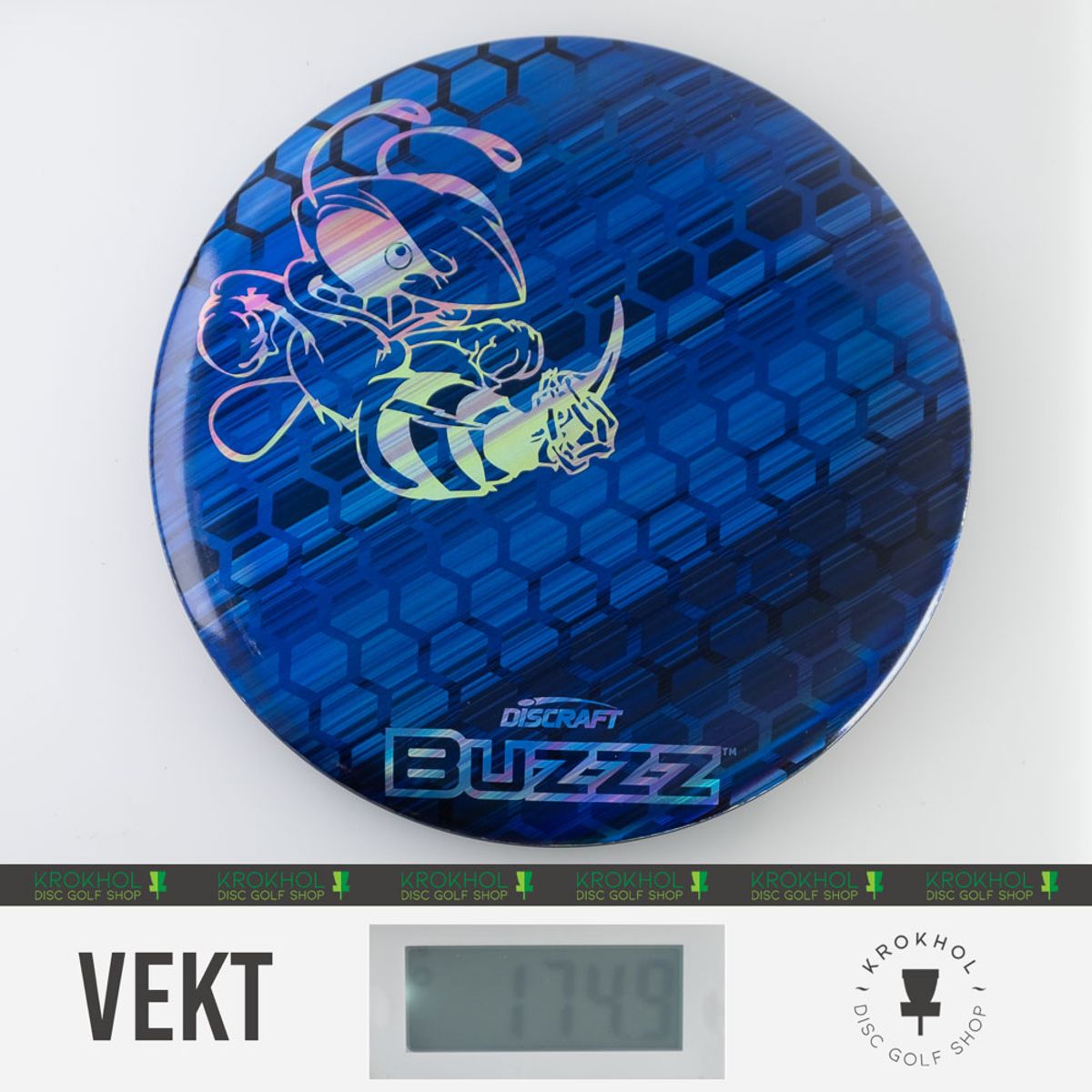 ESP Full Foil SuperColor Buzzz Honeycomb - Silver Buzzz Stamp
