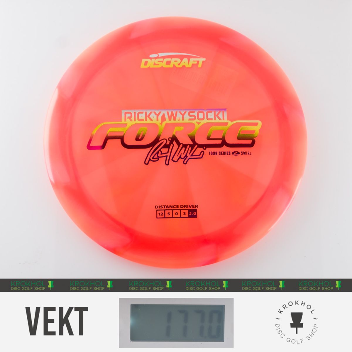 Discraft Z Swirl Force 2025 | Overstable Distance Driver - Krokhol