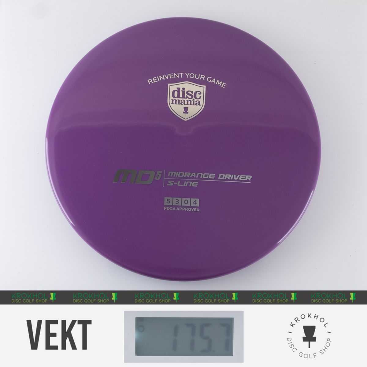 ●BONUS DISC Discmania S-Line MD5 Overstable Midrange | Krokhol DGS - Krokhol