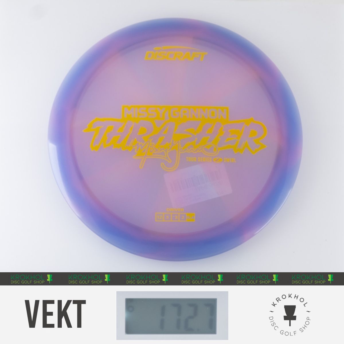 Discraft Z Swirl Thrasher Driver 2025 | Krokhol DGS - Krokhol Disc
