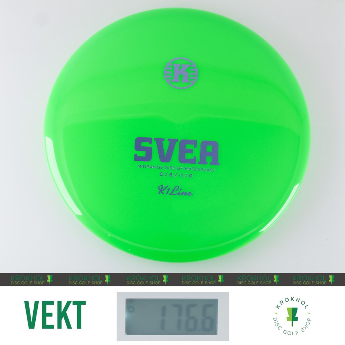 Kastaplast K1 Svea - Understabil Midrange - Krokhol Disc Golf Shop