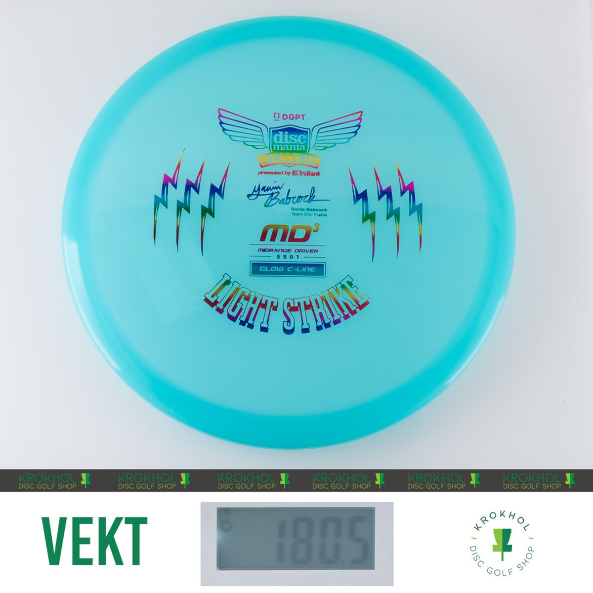 C-Line Glow MD3 - Discmania Challenge Fundraiser Light Strike