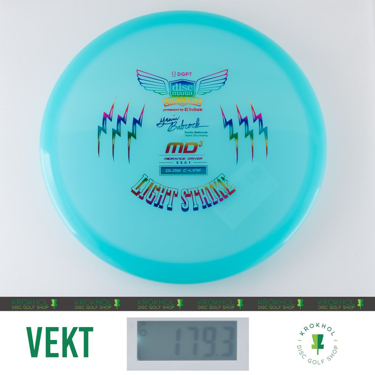 C-Line Glow MD3 - Discmania Challenge Fundraiser Light Strike