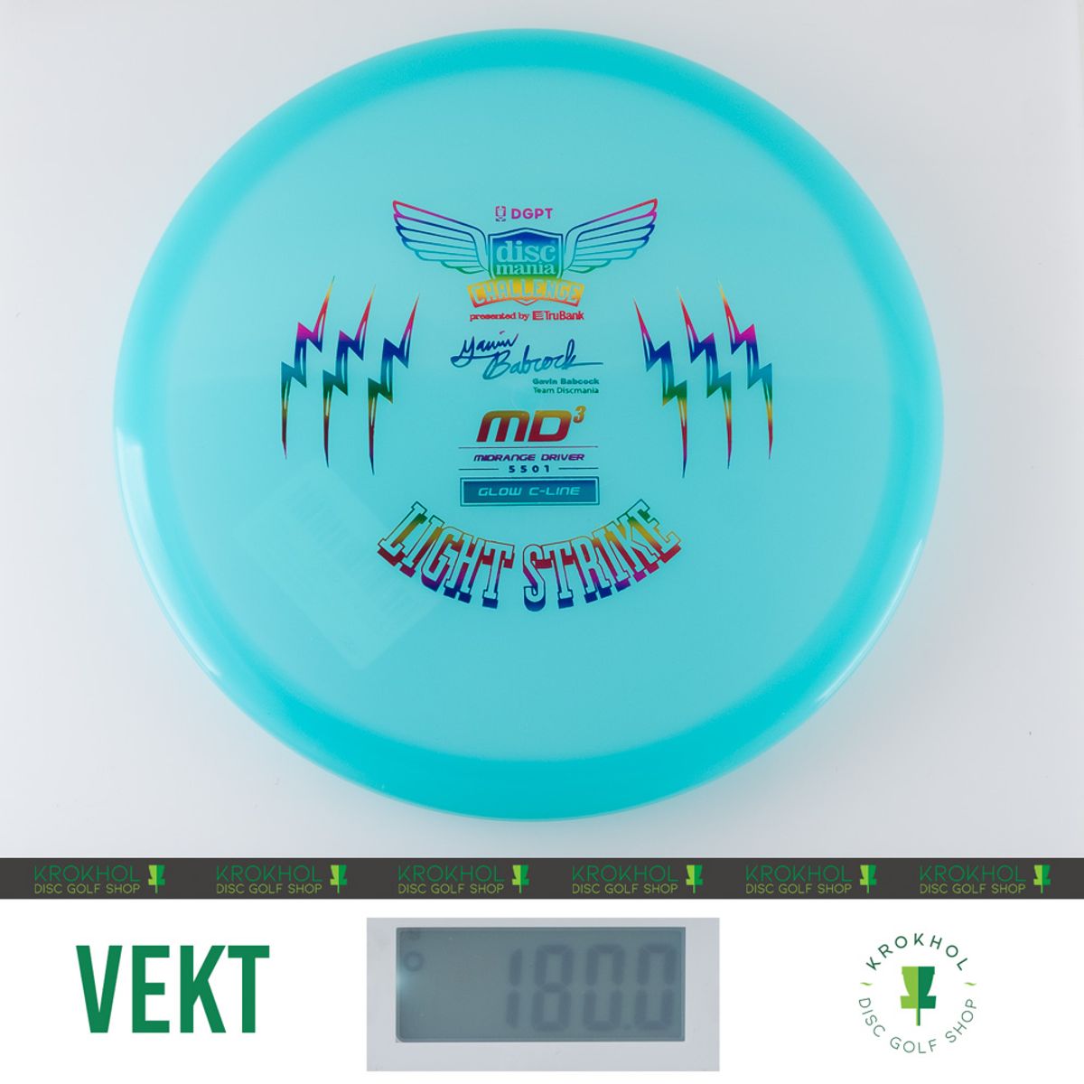 C-Line Glow MD3 - Discmania Challenge Fundraiser Light Strike