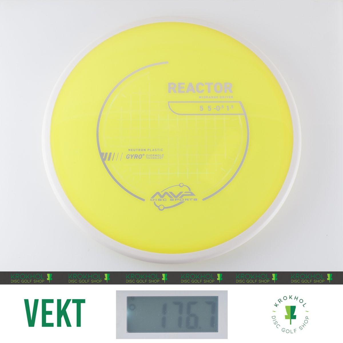 MVP Neutron Reactor Midrange | Krokhol DGS - Krokhol Disc Golf Shop