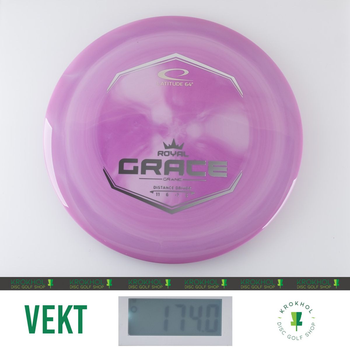 Latitude 64 Grand Grace - Distance Driver - Krokhol Disc Golf Shop