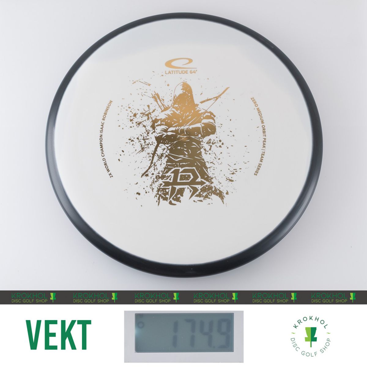 Latitude 64 Zero Medium Orbit Peak - Putter - Krokhol Disc Golf Shop