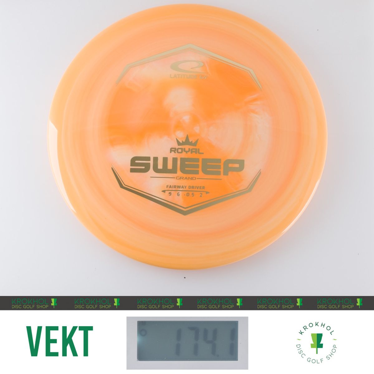 Latitude 64 Grand Sweep - Fairway Driver - Krokhol Disc Golf Shop