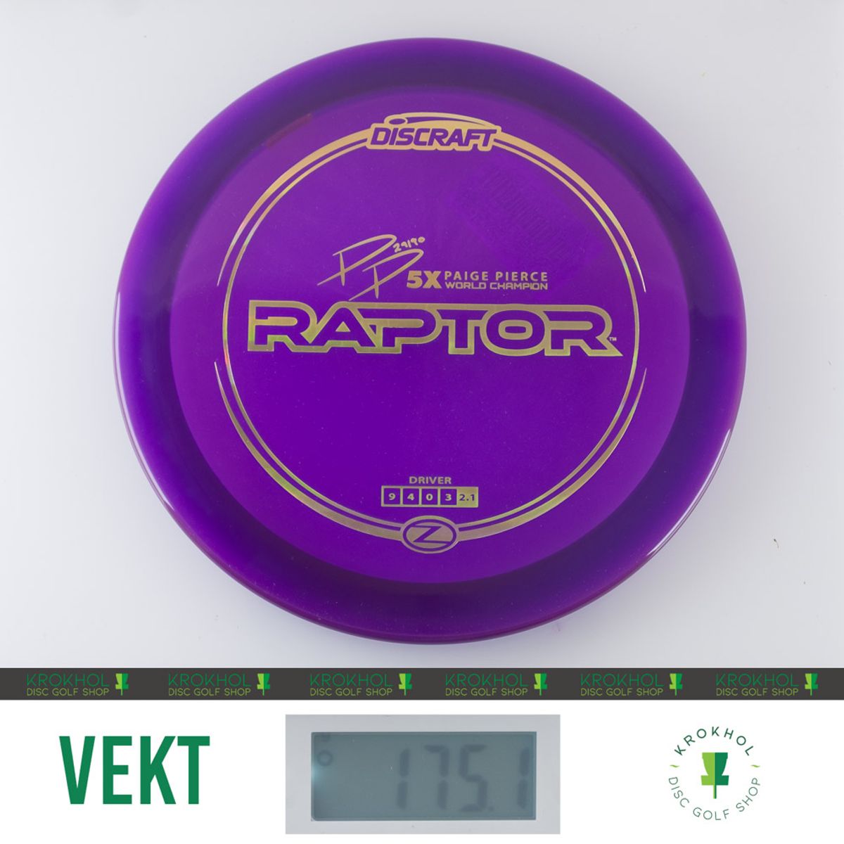 Z Line Raptor - Paige Pierce 5x World Champion