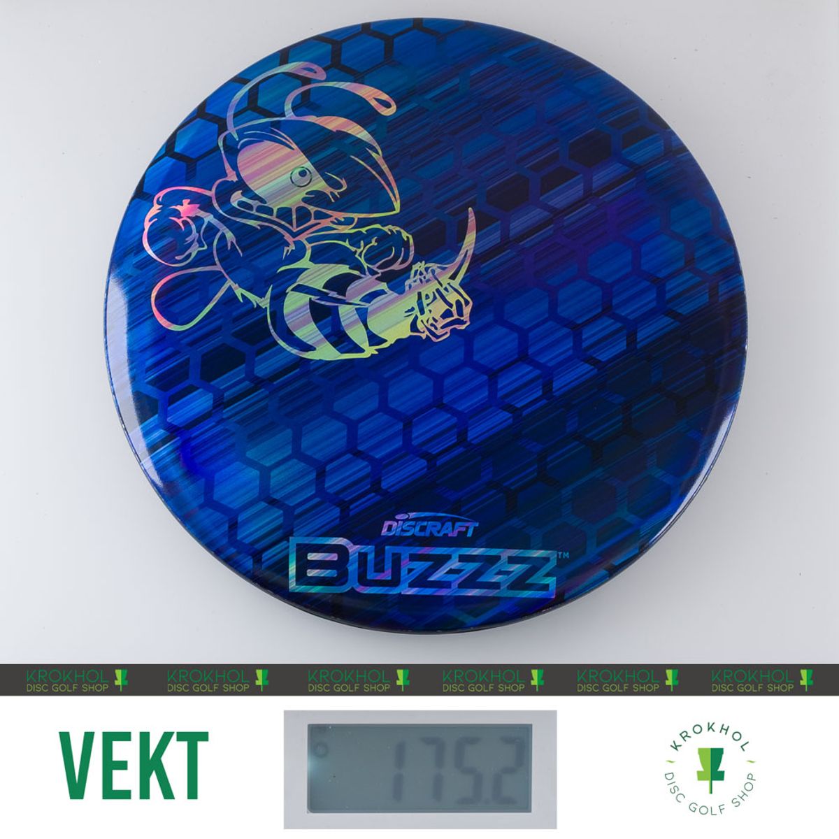 ESP Full Foil SuperColor Buzzz Honeycomb - Silver Buzzz Stamp