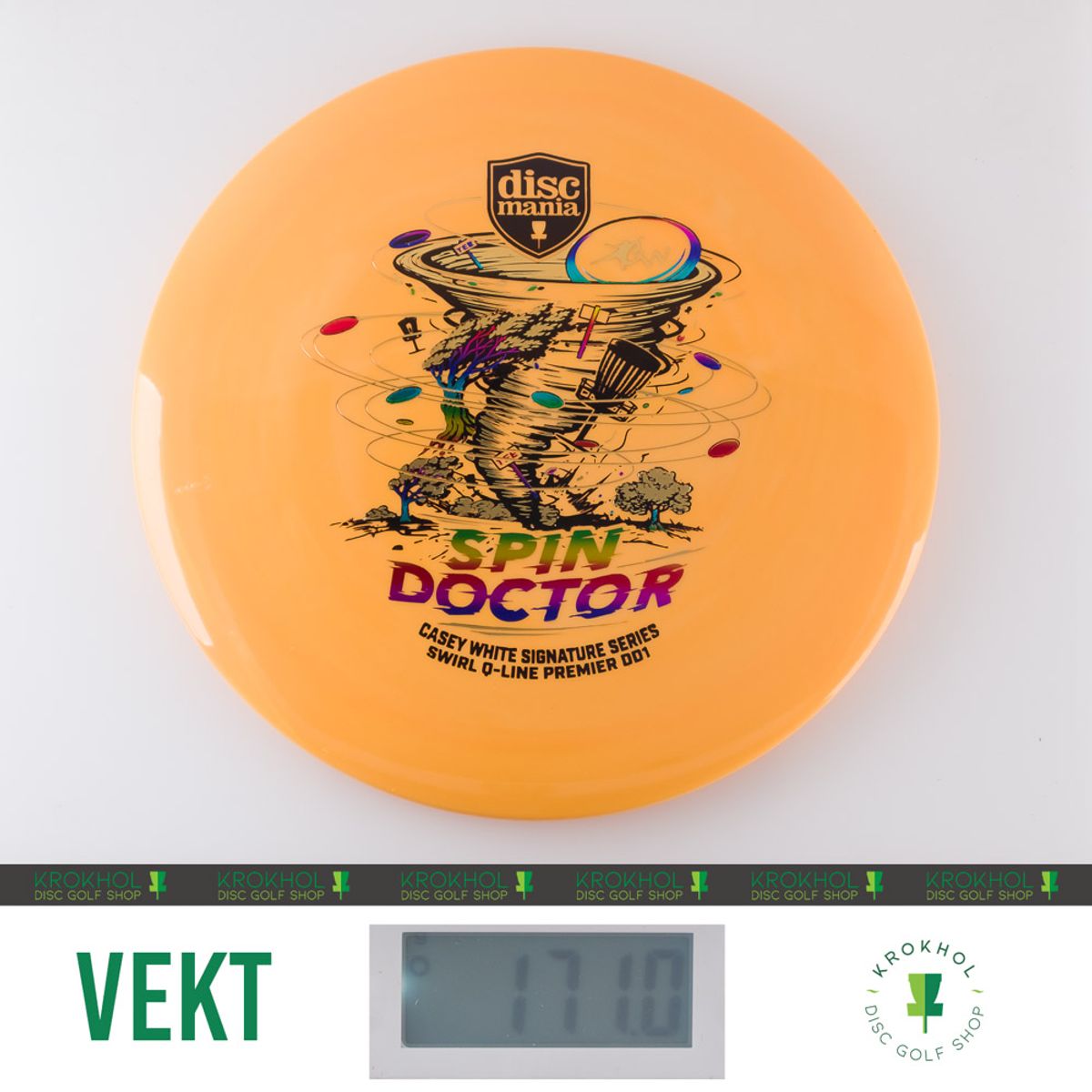 Q-Line Swirl Premier DD1 - Spin Doctor - Casey White Signature Series