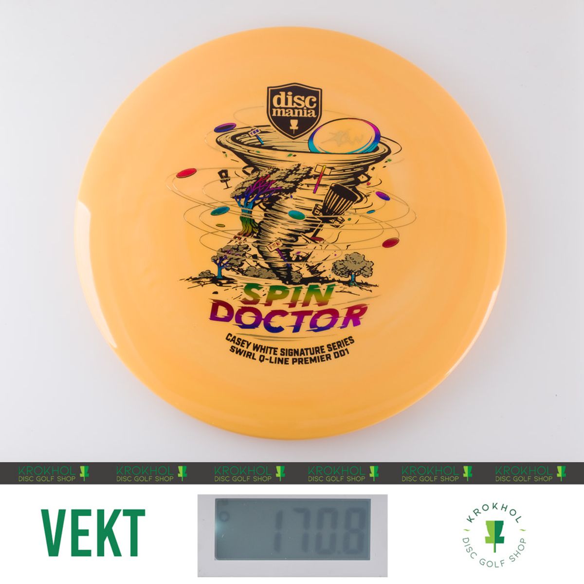 Q-Line Swirl Premier DD1 - Spin Doctor - Casey White Signature Series