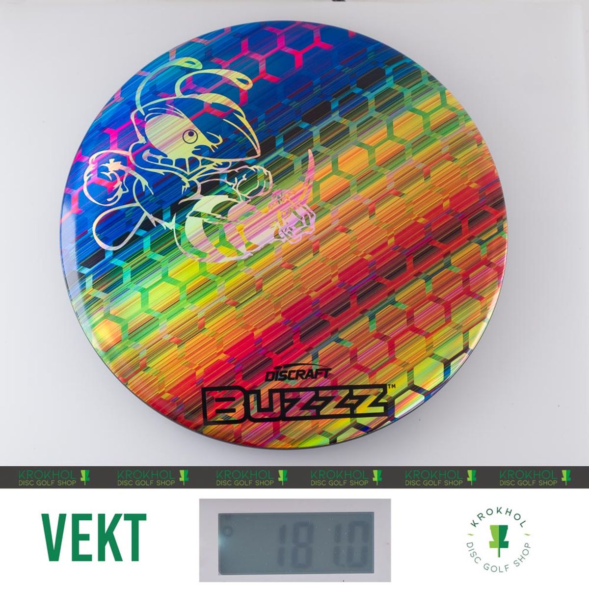 ESP Full Foil SuperColor Buzzz Honeycomb - Black Buzzz Stamp