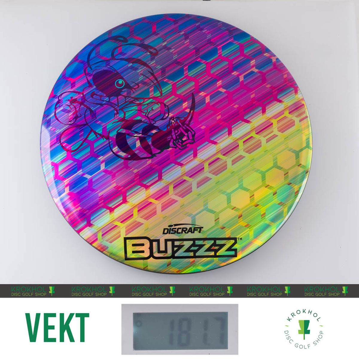 ESP Full Foil SuperColor Buzzz Honeycomb - Black Buzzz Stamp