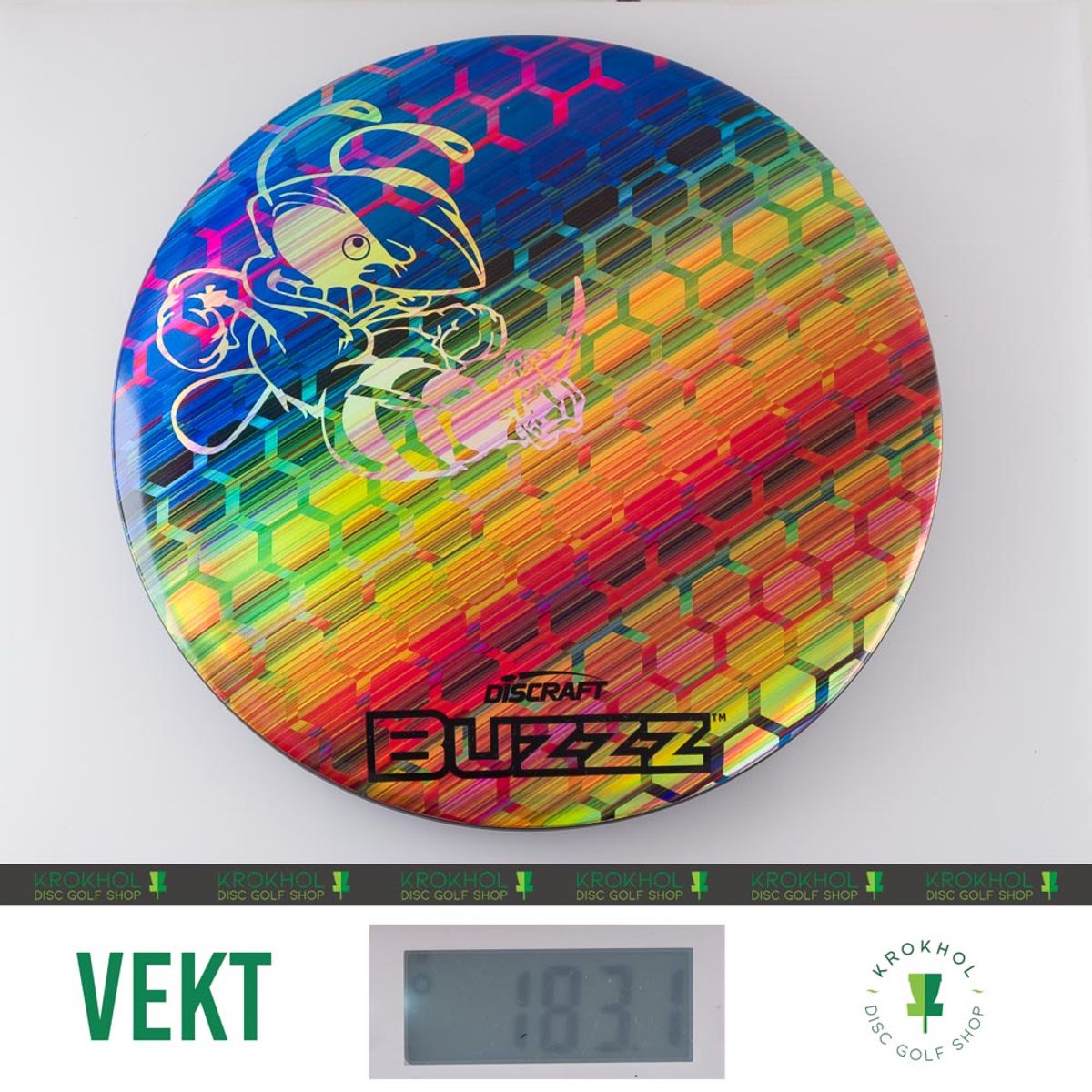 ESP Full Foil SuperColor Buzzz Honeycomb - Black Buzzz Stamp